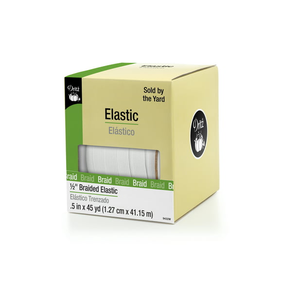 Flat Black Elastic  sold in 5 Metre Lengths 27 mm wide 